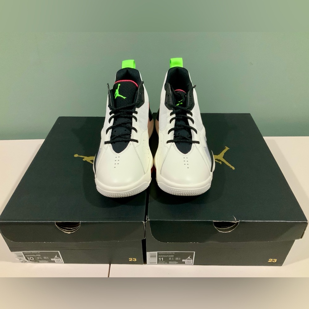 Nike Air Jordan Zoom '92 Basketball Shoes Sail Black Crimson CK9183-100